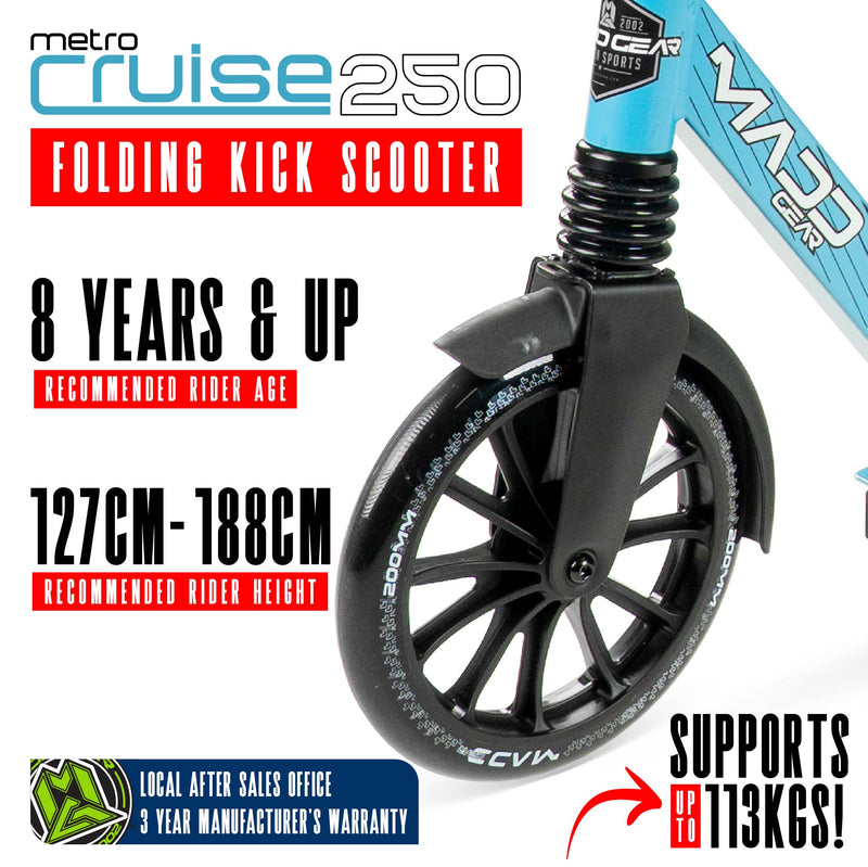 MADD GEAR METRO CRUISE 250 BLACK / BLUE