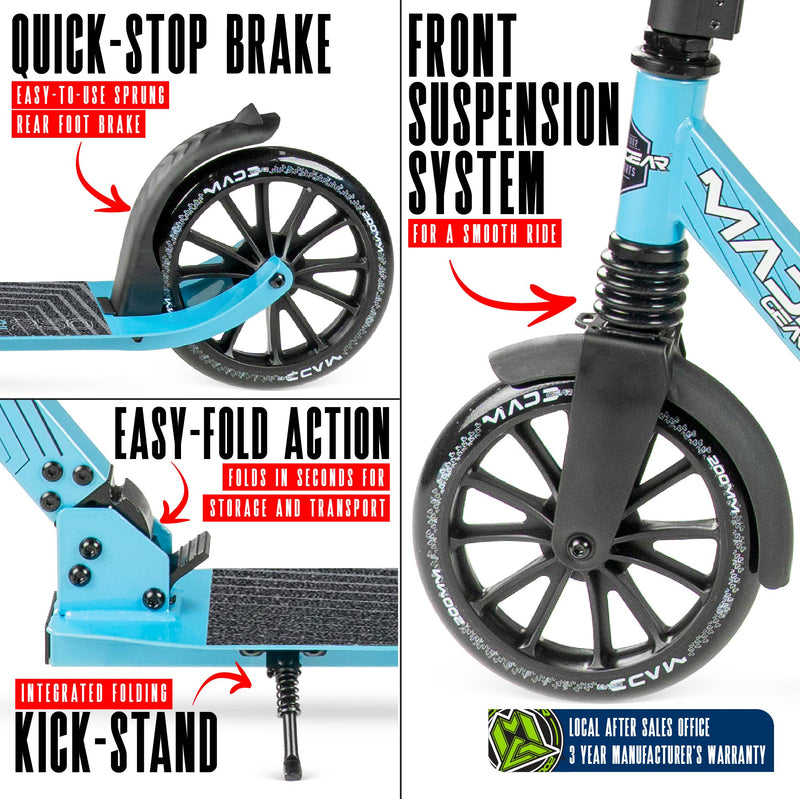 MADD GEAR METRO CRUISE 250 BLACK / BLUE