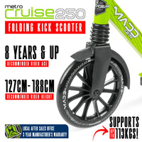 MADD GEAR METRO CRUISE 250 BLACK / GREEN