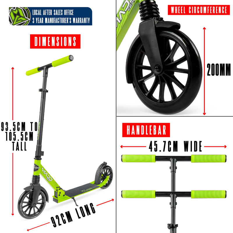 MADD GEAR METRO CRUISE 250 BLACK / GREEN