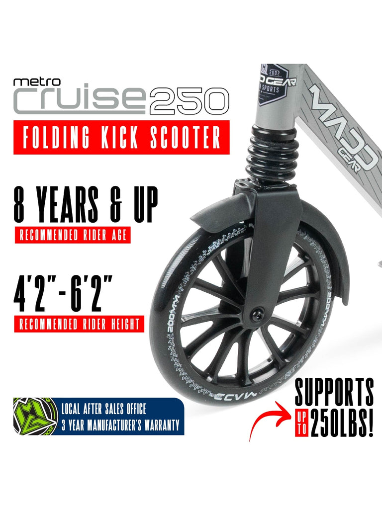 MADD GEAR METRO CRUISE 250 BLACK / GREY