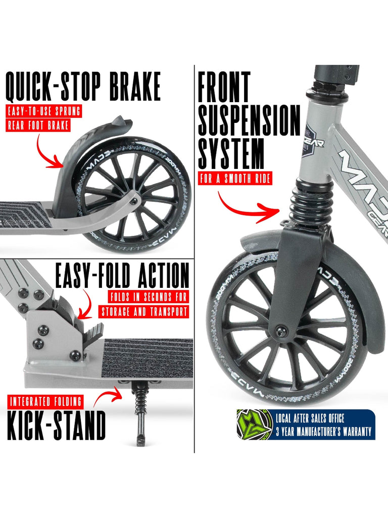 MADD GEAR METRO CRUISE 250 BLACK / GREY
