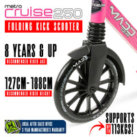 MADD GEAR METRO CRUISE 250 BLACK / PINK