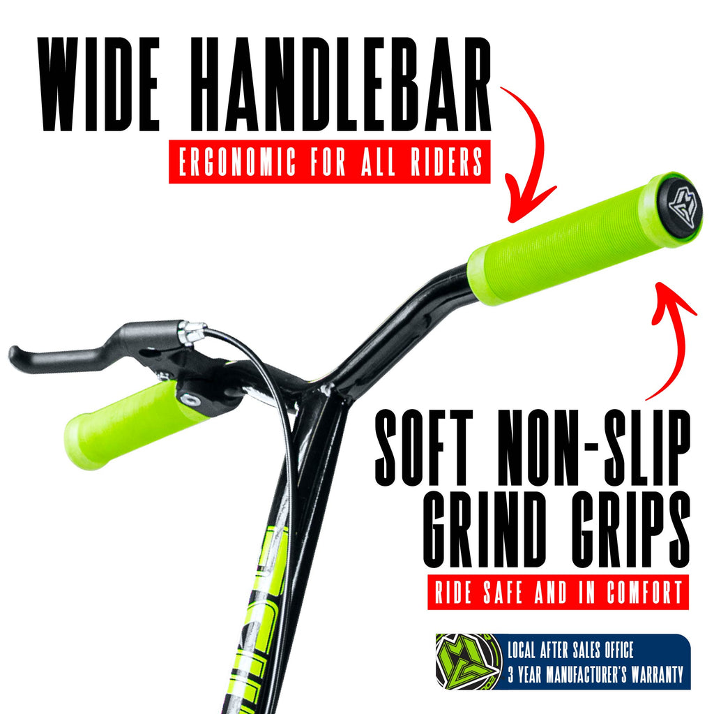 MADD GEAR METRO GLIDE 300 SCOOTER BLACK / GREEN