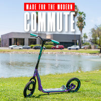 MADD GEAR METRO GLIDE 300 SCOOTER PURPLE / TEAL