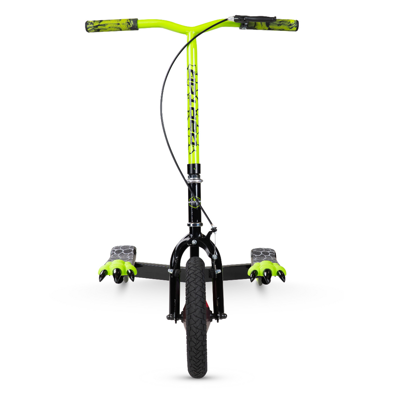 MADD GEAR RAPTOR DINO GLIDE SCOOTER BLACK / GREEN