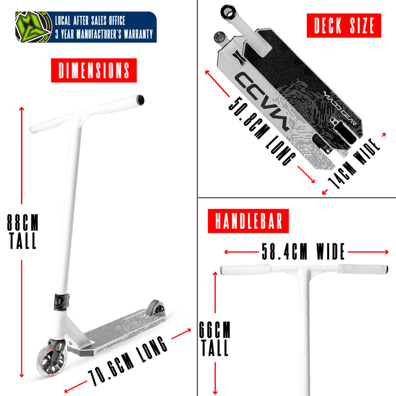 MADD GEAR VIRAL EXTREME SCOOTER BRIGHT WHITE