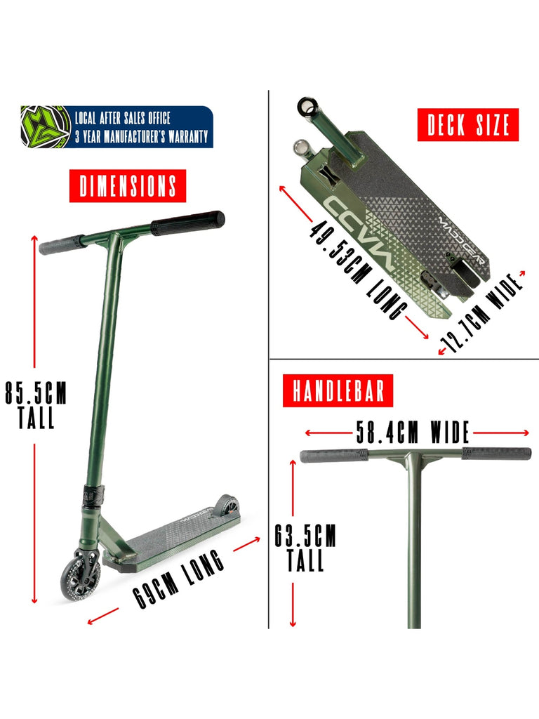 MADD GEAR VIRAL KAOS SCOOTER FOREST