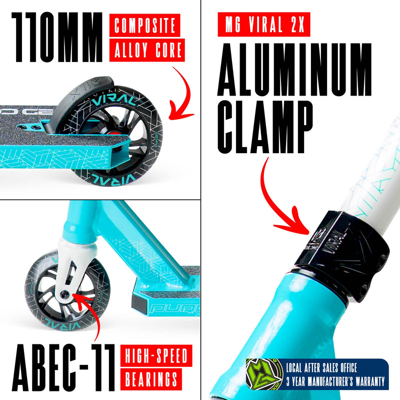 MADD GEAR VIRAL PURGE SCOOTER AQUA