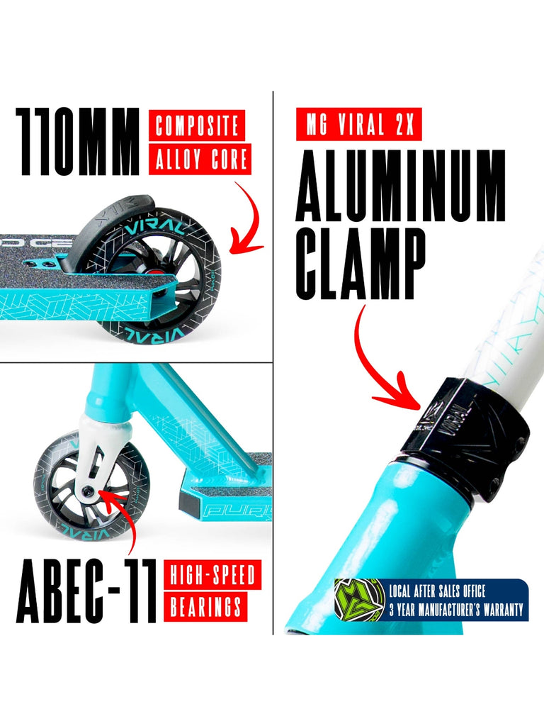 MADD GEAR VIRAL PURGE SCOOTER AQUA