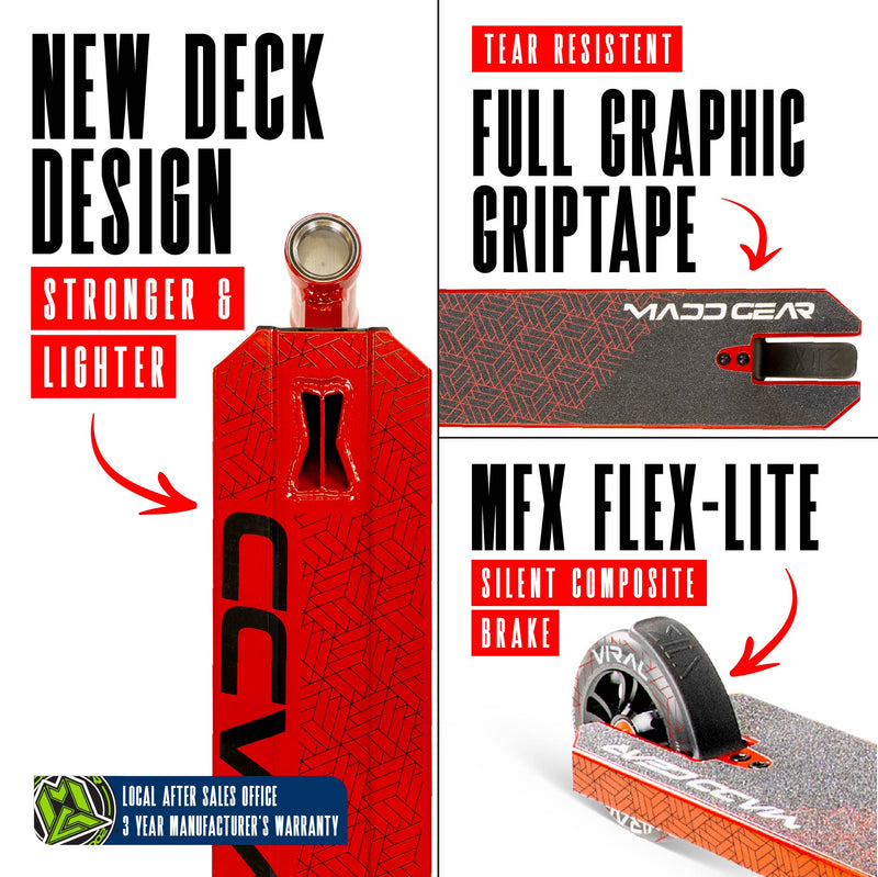 MADD GEAR VIRAL PURGE SCOOTER CHERRY