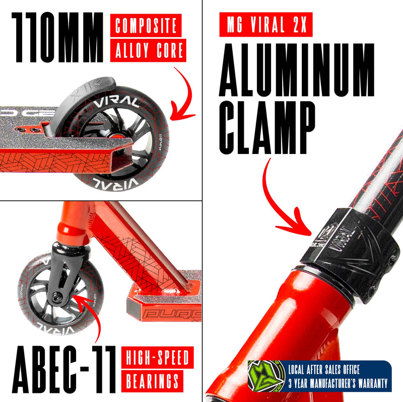 MADD GEAR VIRAL PURGE SCOOTER CHERRY