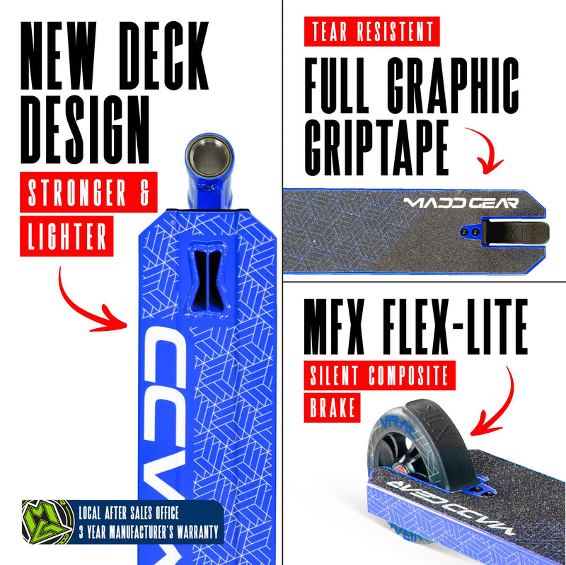 MADD GEAR VIRAL PURGE SCOOTER COBALT