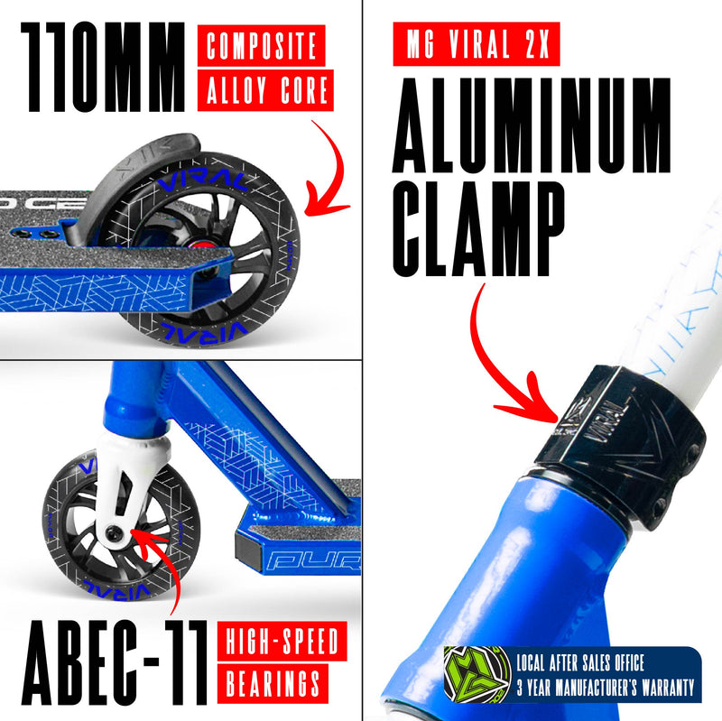 MADD GEAR VIRAL PURGE SCOOTER COBALT