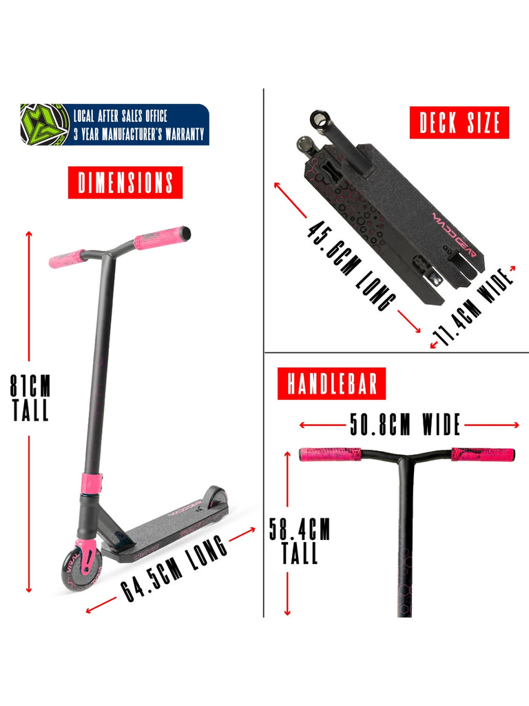 MADD GEAR VIRAL RAVE SCOOTER MELON