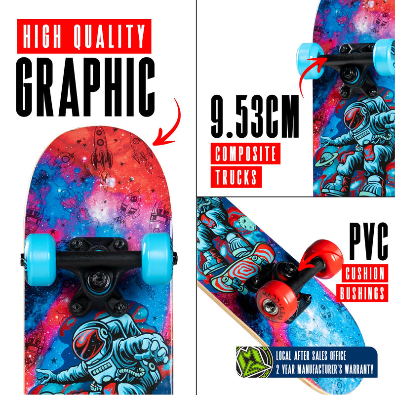 MADD GEAR 22' LOCKER BOARD SKATEBOARD COSMIC CRUISER