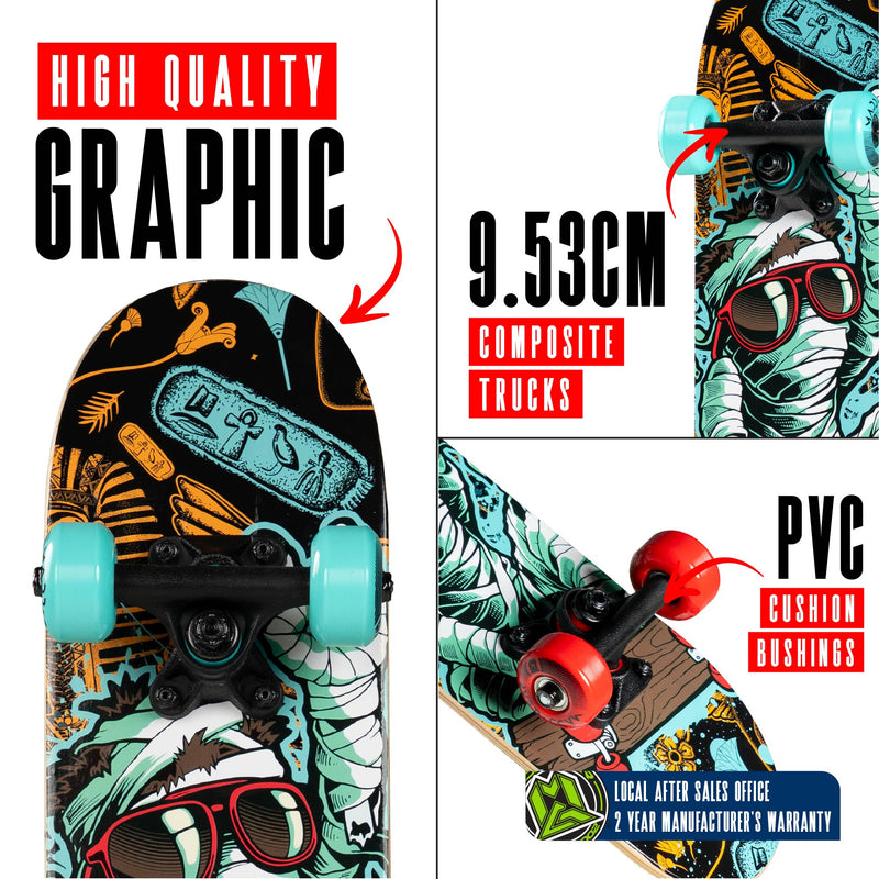 MADD GEAR 22' LOCKER BOARD SKATEBOARD RAD WRAP