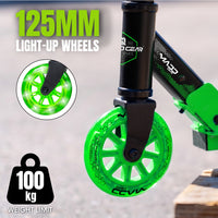 MADD GEAR METRO RUSH 125 SCOOTER BLACK / GREEN
