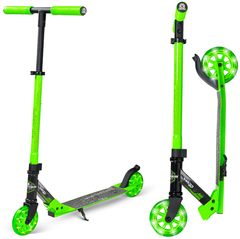 MADD GEAR METRO RUSH 125 SCOOTER BLACK / GREEN