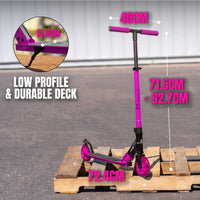 MADD GEAR METRO RUSH 125 SCOOTER BLACK / PINK