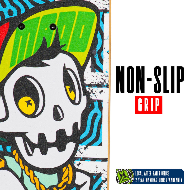 MADD GEAR 31" LTR SKATEBOARD NUMBSKULL
