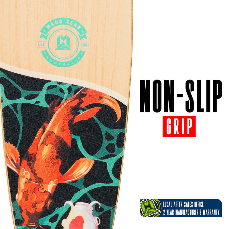MADD GEAR 36" LONGBOARD KOI FISH