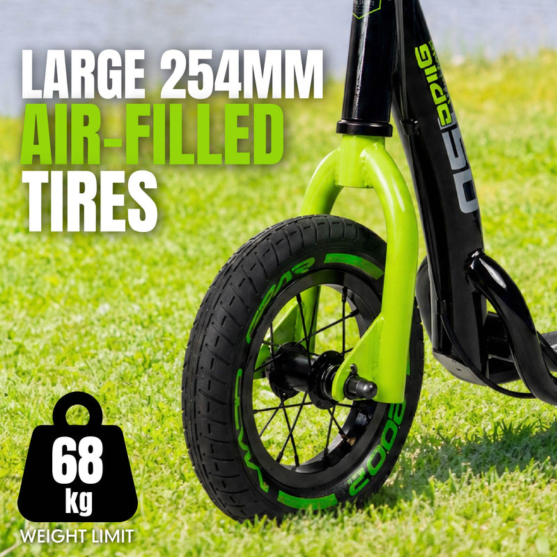 MADD GEAR METRO MINI GLIDE 150 SCOOTER BLACK / GREEN