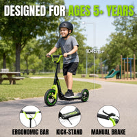 MADD GEAR METRO MINI GLIDE 150 SCOOTER BLACK / GREEN