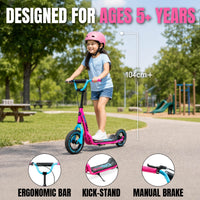 MADD GEAR METRO MINI GLIDE 150 SCOOTER PINK / TEAL