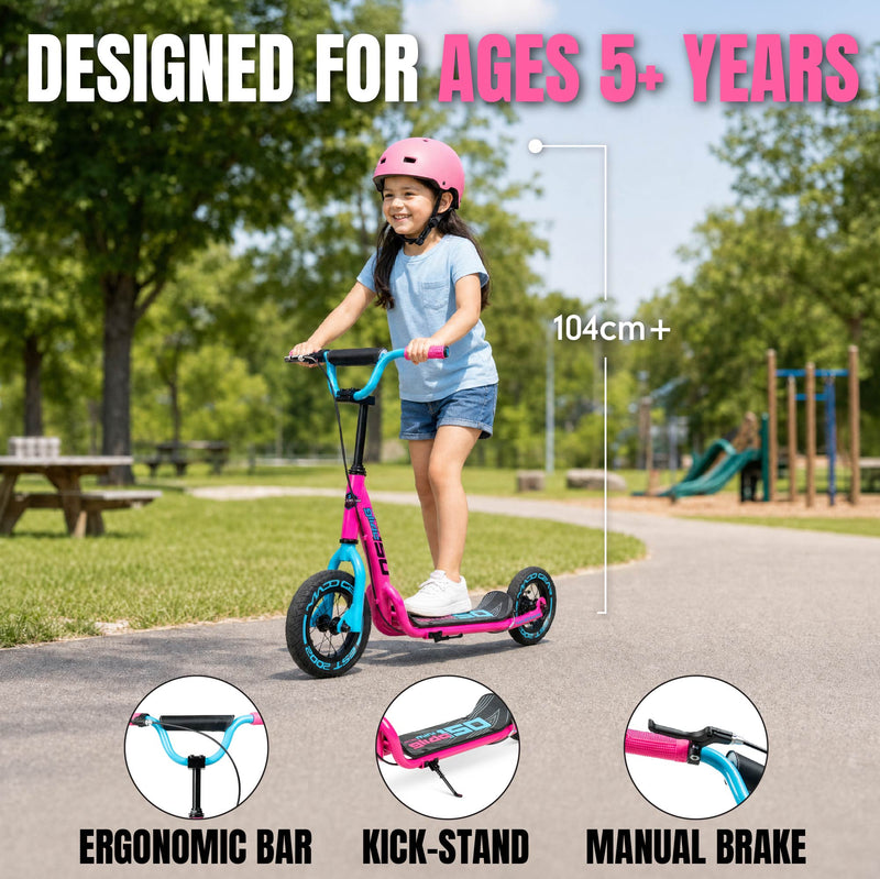 MADD GEAR METRO MINI GLIDE 150 SCOOTER PINK / TEAL