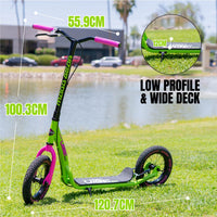 MADD GEAR METRO URBAN VIBE 300 SCOOTER GREEN / PINK