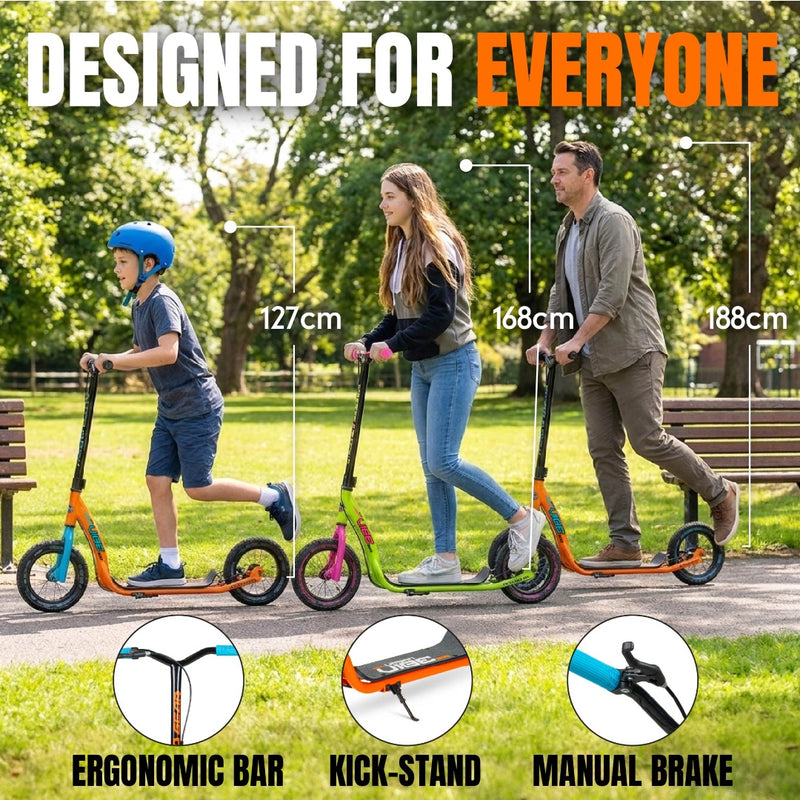 MADD GEAR METRO URBAN VIBE 300 SCOOTER ORANGE / BLUE