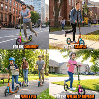 MADD GEAR METRO URBAN VIBE 300 SCOOTER ORANGE / BLUE