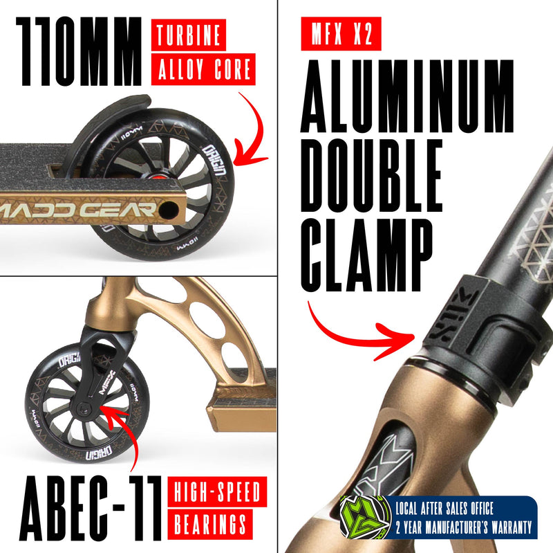 MADD GEAR ORIGIN 550 SCOOTER ANTIQUE BRASS