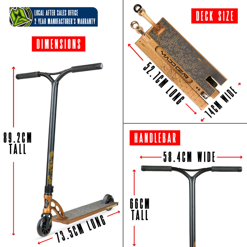 MADD GEAR ORIGIN 550 SCOOTER RUSTY COPPER