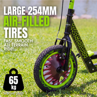 MADD GEAR RAPTOR DINO GLIDE SCOOTER BLACK / GREEN