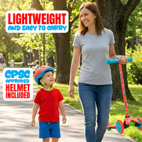 MADD GEAR ZIPPER Z1 SCOOTER W/ HELMET RED DINO