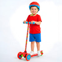 MADD GEAR ZIPPER Z1 SCOOTER W/ HELMET RED DINO