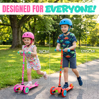MADD GEAR ZIPPER Z1 SCOOTER W/ HELMET PINK FLOWER