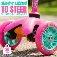MADD GEAR ZIPPER Z1 SCOOTER W/ HELMET PINK FLOWER