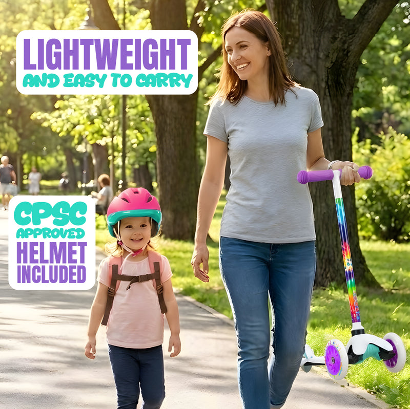 MADD GEAR ZIPPER Z1 SCOOTER W/ HELMET TIE DYE