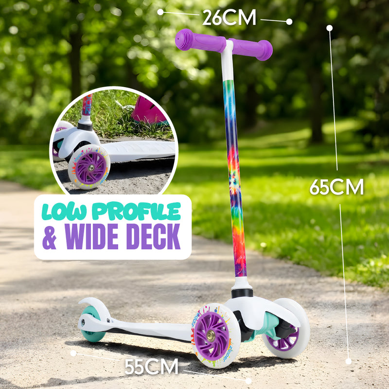 MADD GEAR ZIPPER Z1 SCOOTER W/ HELMET TIE DYE