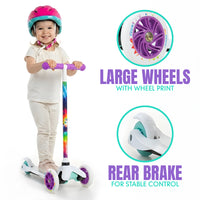 MADD GEAR ZIPPER Z1 SCOOTER W/ HELMET TIE DYE