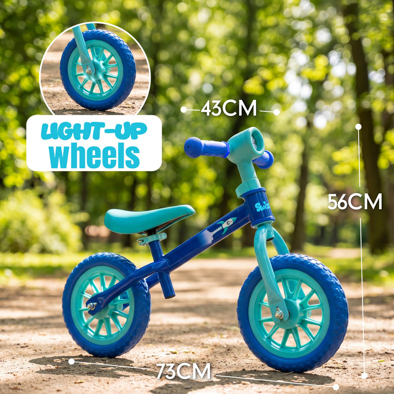 MADD GEAR SWIZZLE LIGHT UP BALANCE BIKE BLUE / DARK BLUE