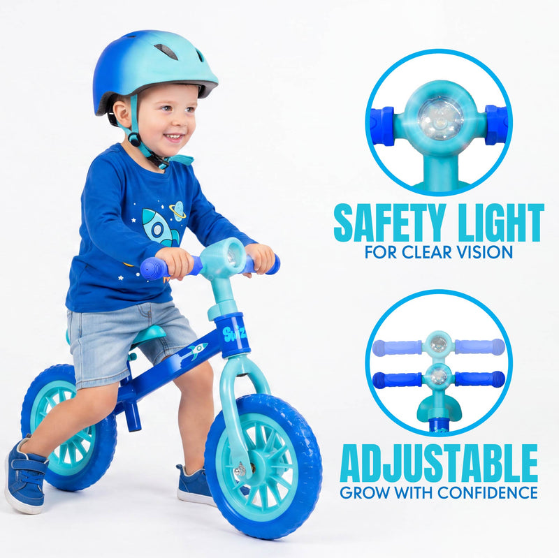 MADD GEAR SWIZZLE LIGHT UP BALANCE BIKE BLUE / DARK BLUE