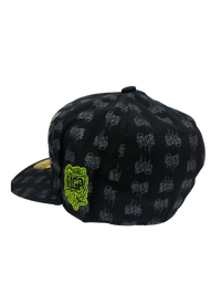 MADD GEAR MGP SKULL CAP BLACK / GREEN (59.6CM)