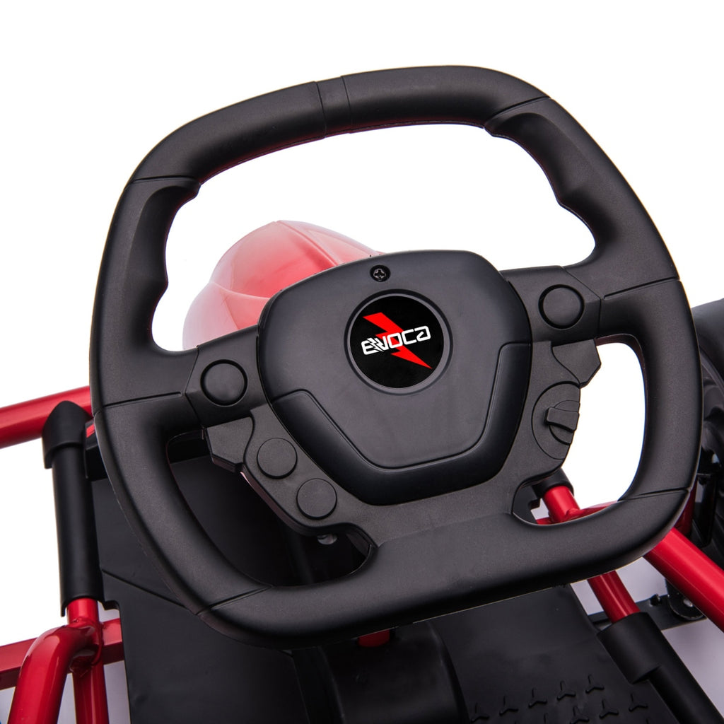 EVOCA E-DRIFT KART RED