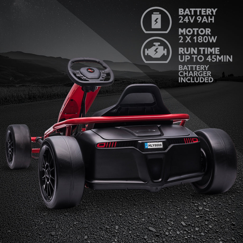 EVOCA E-DRIFT KART RED