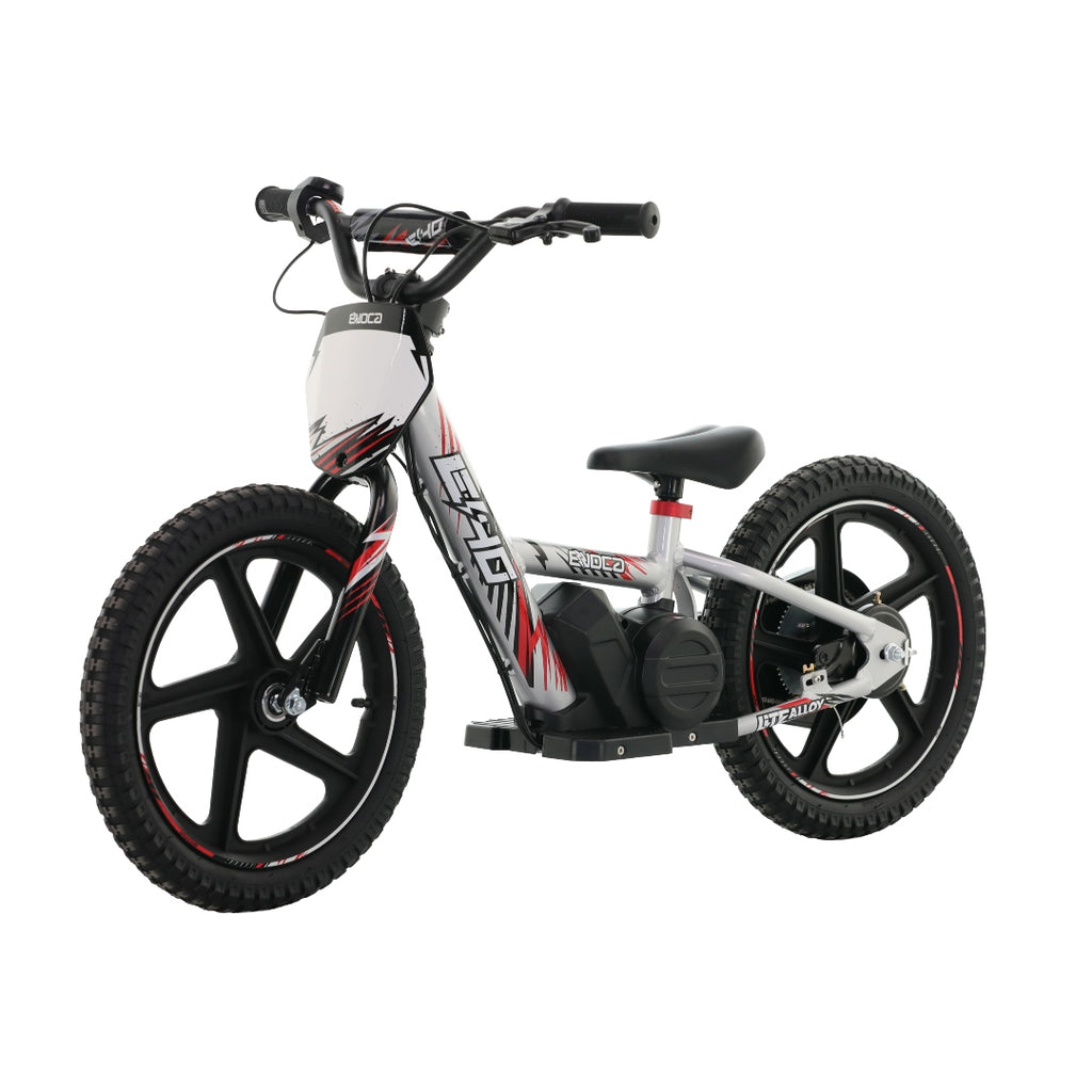 EVOCA E40 ELECTRIC 16' BALANCE BIKE SILVER