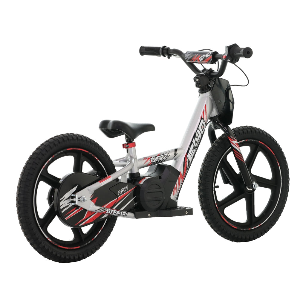 EVOCA E40 ELECTRIC 16' BALANCE BIKE SILVER